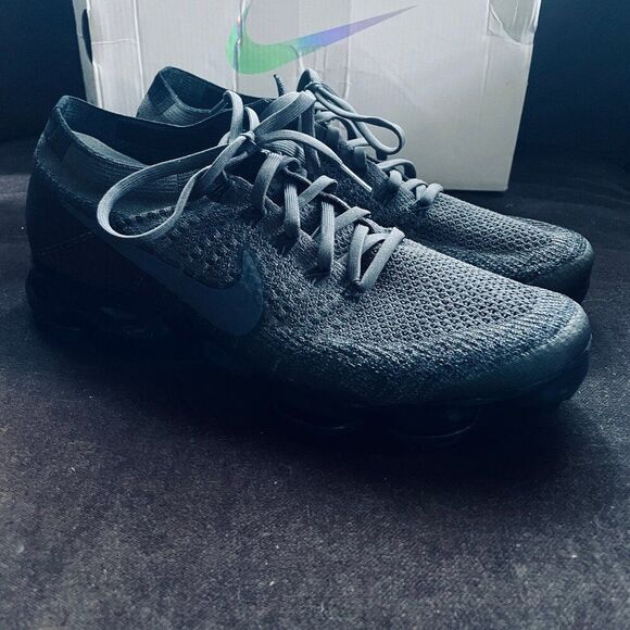 Nike Womens Air VaporMax 'Midnight Fog'  Black 6 US 36.5 EUR 3.5 UK 849557-009 - Picture 13 of 15